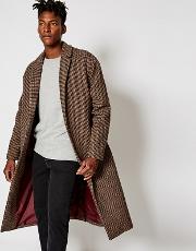 For Jay Stone Dogtooth Crombie Coat