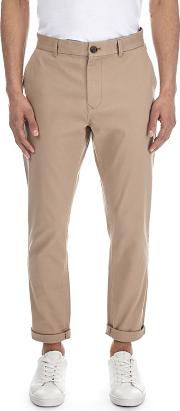 Stone Tapered Fit Stretch Chinos