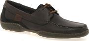 Dark Brown chancellor Mens Casual Lace Up Loafers