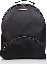 Black bassett Nylon Backpack Patterned Backpack