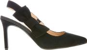 Black helena Bow Heel Shoes