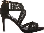Black sherene Lace Party Shoes