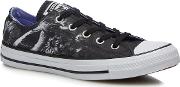 Black Canvas all Star Ox Trainers