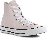 Rose Canvas chuck Taylor All Star Hi Top Trainers