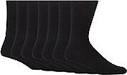Debenhams Pack Of 7 Black Socks