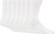 Debenhams Pack Of 7 White Socks