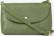 Green Pouch Stud Cross Body Bag