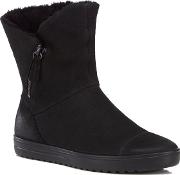 Black Suede fara Ankle Boots