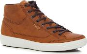 Brown Leather soft 7 High Tops