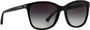 Black Ea4060 Square Sunglasses