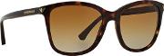 Brown A4060 Square Sunglasses