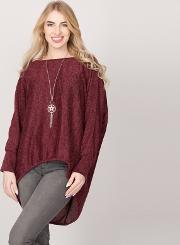 Maroon Star Necklace Tunic