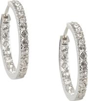 Silver Swarovski Crystal Earrings