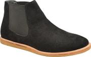 Black law Suede Slip On Chelsea Boots