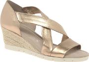 Gold lisette Womens Sandals