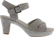 Grey Suede 'ransom' Sandals