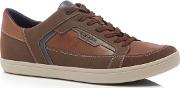 Brown halver High Top Trainers
