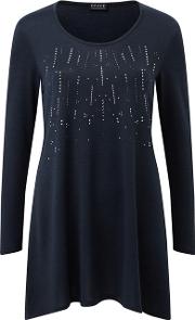 Navy Tunic With Studs