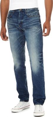 G Star Blue Tapered Jeans