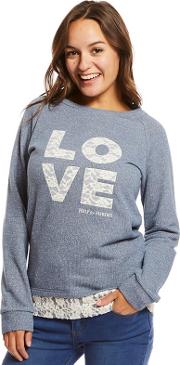 Love Lace Sweatshirt