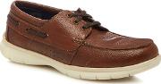 Comfort Tan Leather alan Boat Shoes