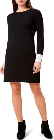 Black cecilia Long Sleeve Mini Tunic Dress