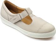 Pale Grey Suede lily T Bar Shoes