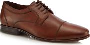Brown Leather bertrand Derby Shoes