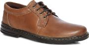 Brown Leather george Hanston Lace Up Shoes
