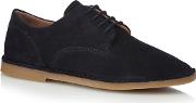 Navy Suede grant Derby Shoes