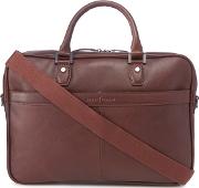 Tan Leather chestnut Briefcase