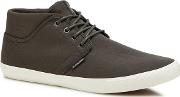 Dark Grey Canvas vince High Top Trainers