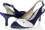 Contrast Bow Shoes