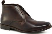 Brown Leather darwin Chukka Boots