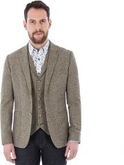 Taupe Donegal Blazer