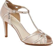 No. 1  Light Pink pasha High Stiletto Heel Ankle Strap Sandals