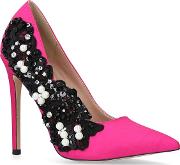 Pink bounty High Heel Court Shoes