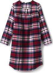Red Girls Flannel Nightgown