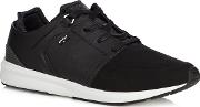 Black tab Runner Lace Up Trainers