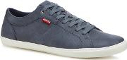Levis Blue wood Lace Up Trainers