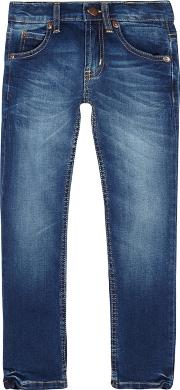 Levis Boys Blue Faded 511 Jeans