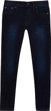 Levis Boys Dark Blue 520 Extreme Tapered Fit Jeans