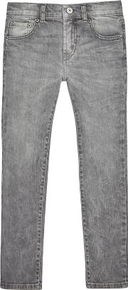 Levis Boys Grey Mid Wash 510 Skinny Fit Jeans