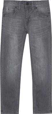Levis Boys Grey Mid Wash 511 Slim Fit Jeans