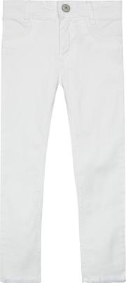 Levis Girls White 710 Super Skinny Jeans