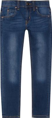 Levis Kids Blue Mid Wash 511 Slim Fit Jeans