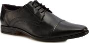 Since 1759 Black Leather swinford Lace Up Shoes