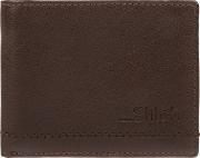 Dark Brown stybeck Natural Leather Rfid Wallet