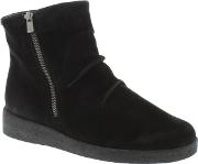 Black Suede 'cassandra' Ankle Boots
