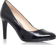 Black handjive3 High Heel Court Shoe